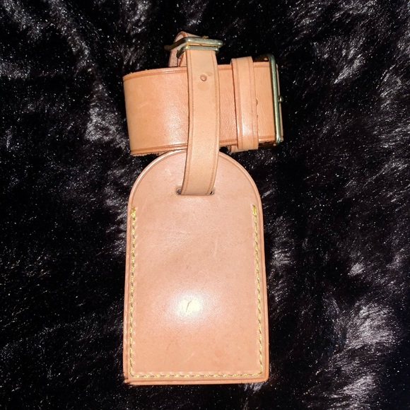 Authentic Louis Vuitton Luggage Name Tag w/o initial made in France F/S - Picture 2 of 2